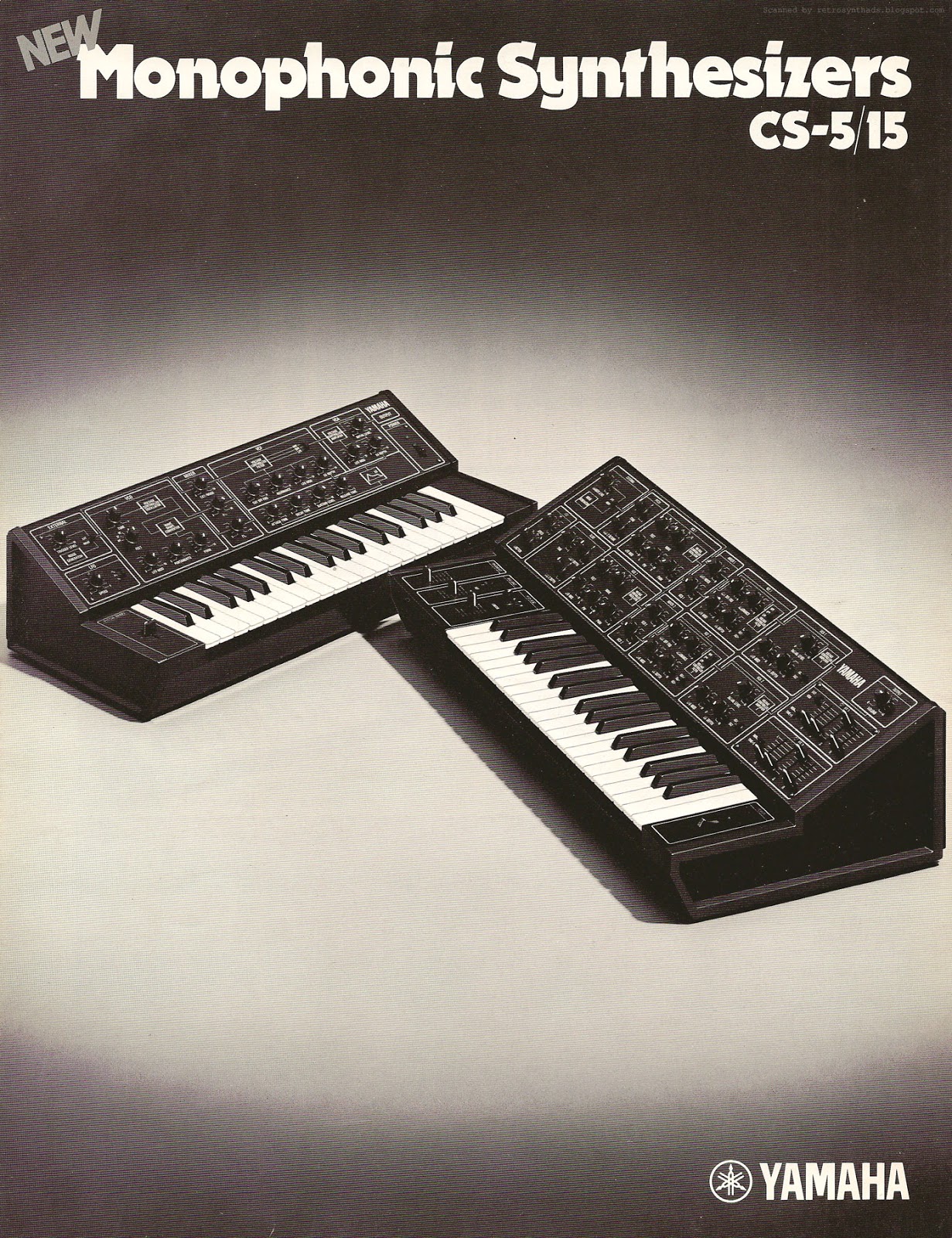 Retro Synth Ads: Yamaha CS-5 and CS-15 
