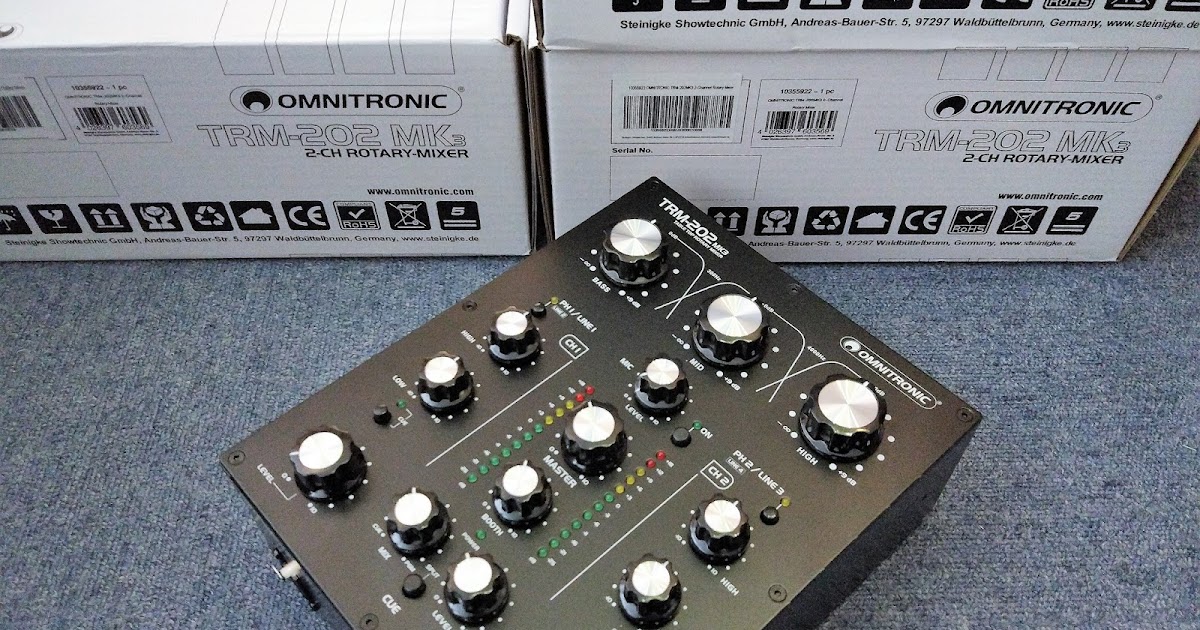 Strada Records Blog: OMNITRONIC TRM-202 MK3 !