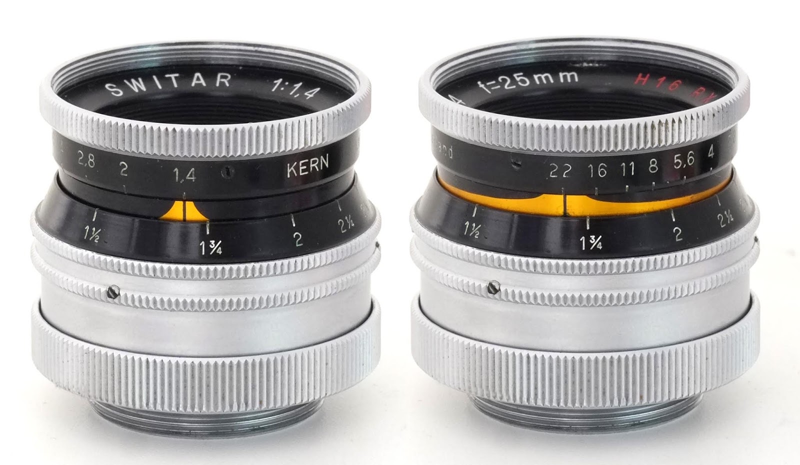 M42 MOUNT SPIRAL: Kern-Paillard SWITAR RX 25mm F1.4(c-mount)