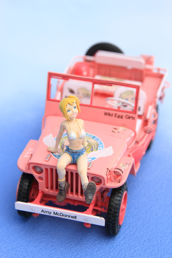 ハセガワ 1/24 ワイルドたまごガールズ No.1 1/4トン 4×4トラック