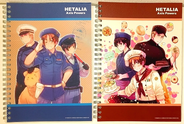 ヒサゴ ヘタリア リングノート・ボーディングチケット風メモ・イベント