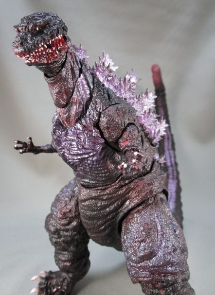 玩具レビュー S.H.MonsterArts ゴジラ（2016）第4形態覚醒Ver - 金の