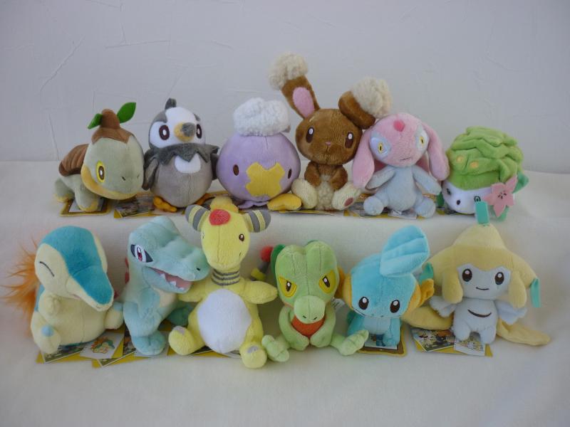 ぽけもん☆かふぇ ポケモン キャンバスぬいぐるみ ジョウト、ホウエン