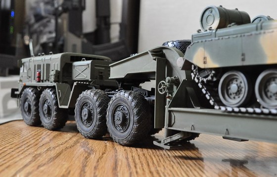 模型】トランペッター 1/35 MAZ-537Gトレーラー＆セミトレーラー 完成