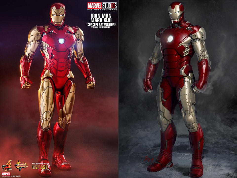 コンセプトアート版のアイアンマン・マーク46 | ジョル's Page for