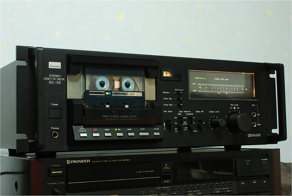 SANSUI/山水/サンスイ】カセットデッキ 型式：SC-55※通電確認OK SANSUI