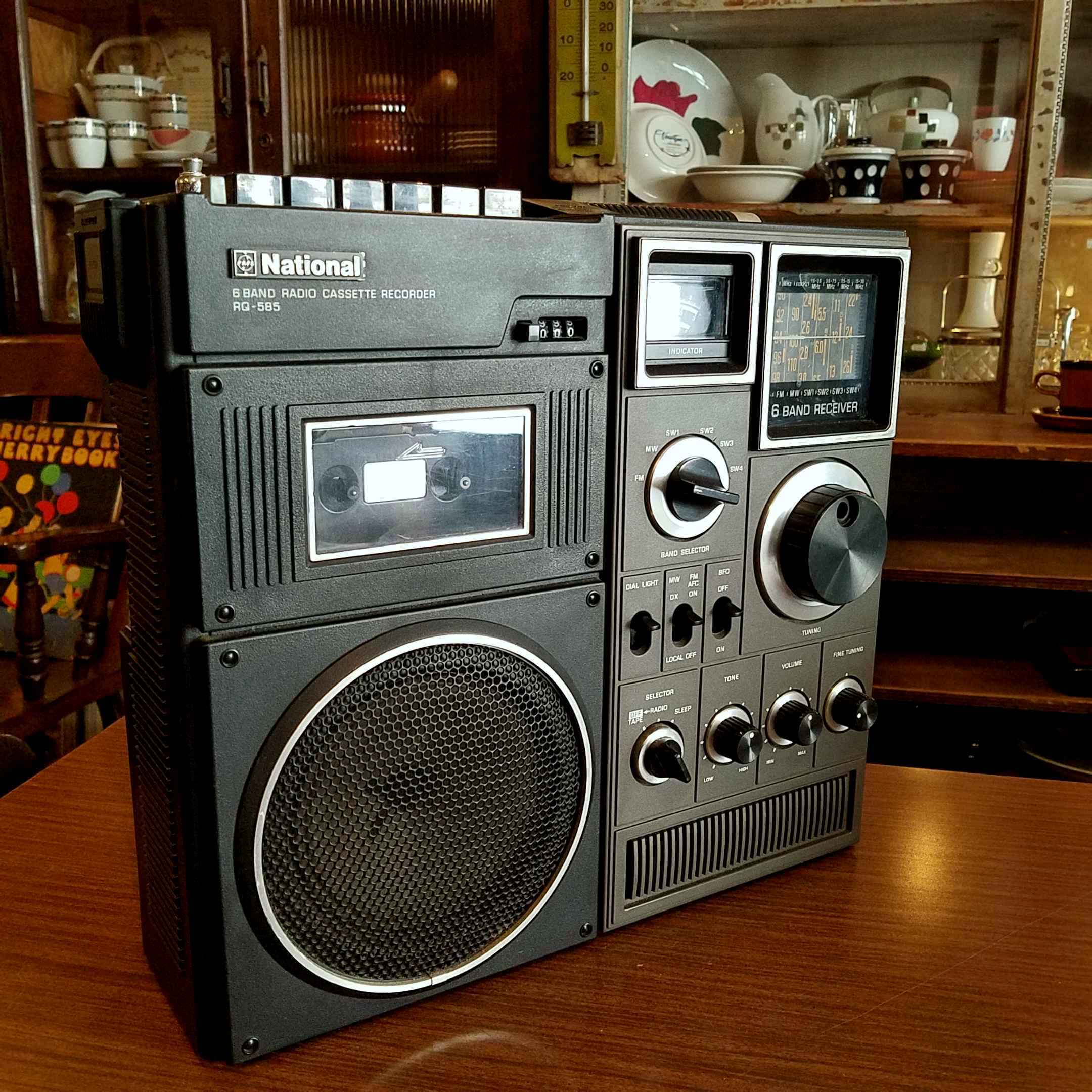 昭和レトロなナショナルのBCLラジカセ・RQ-585 - [Sold Out]過去の販売商品