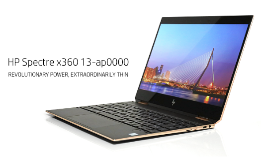 徹底レビュー】HP Spectre x360 13-ap0000（アッシュブラック）の外観