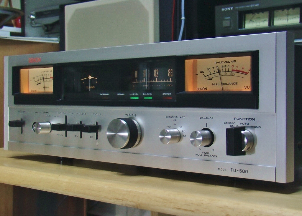 DENON FMチューナー TU-500 通電のみ 現状品 Yahoo!オークション