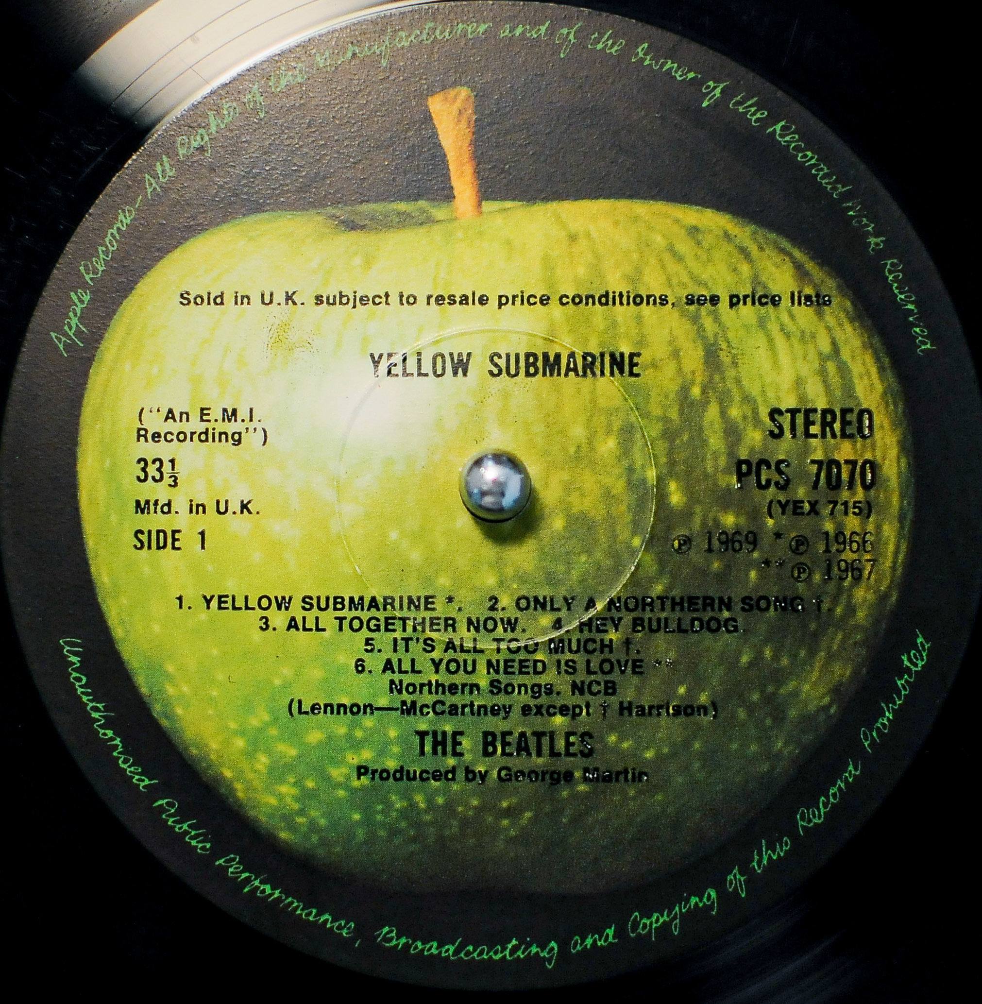 Beatles Yellow Submarine UK Stereo/Mono - The Beatles