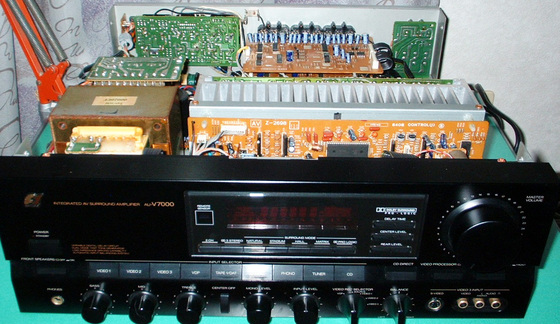山水 AU－V7000（AVアンプ）レストア記 | たもつ ちゃんの