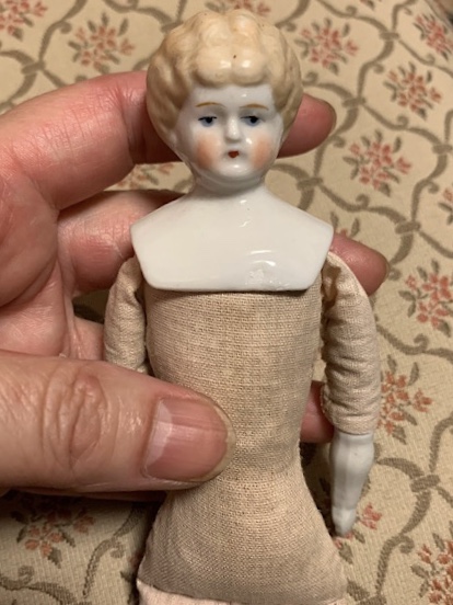 ブロンドヘアのチャイナヘッドドール - ももけろ堂