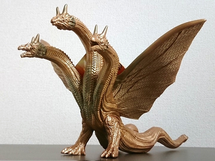 USJ限定、完全新規ソフビのキングギドラ（ゴジラ対エヴァンゲリオン版