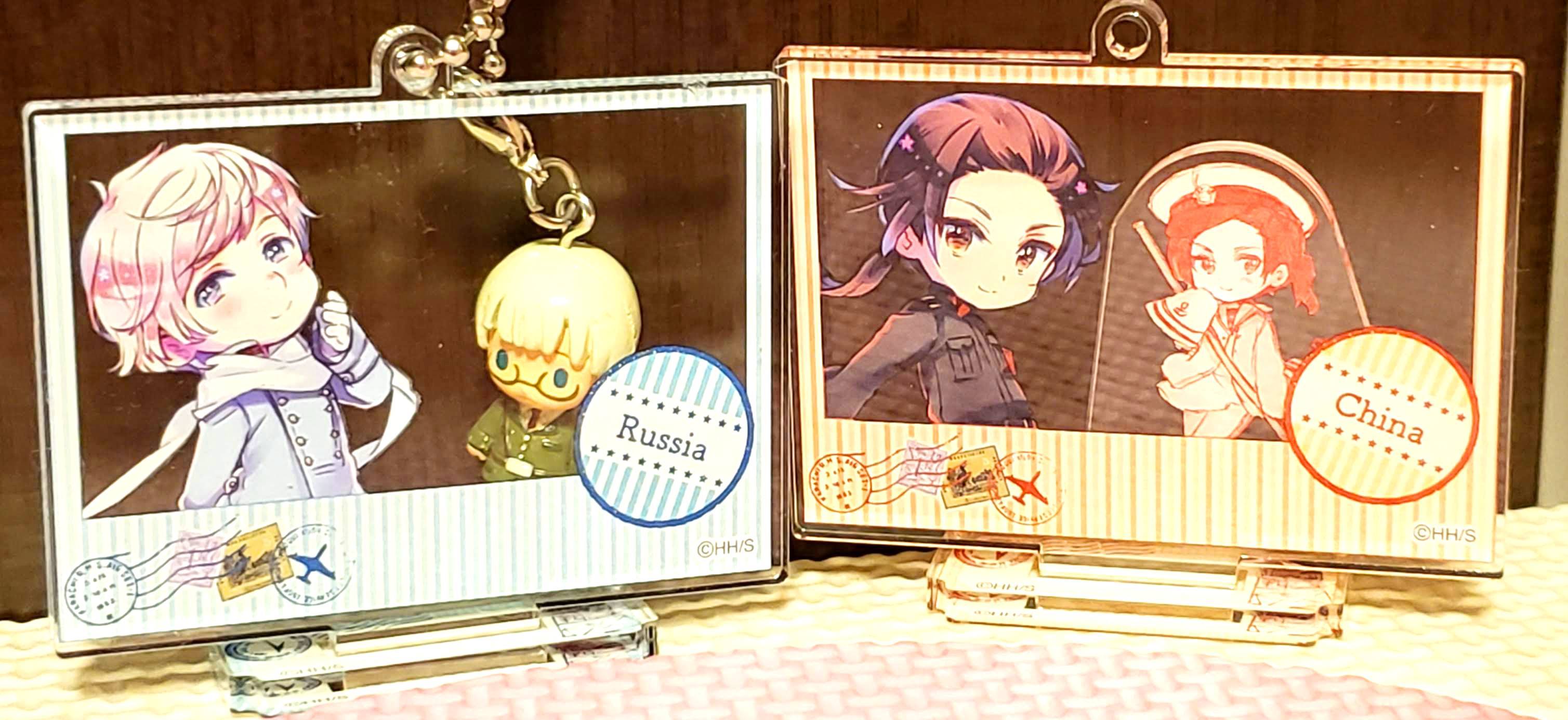 ロシア・中国描き下ろし？ アニメガ限定 ヘタリア World☆Stars チェキ