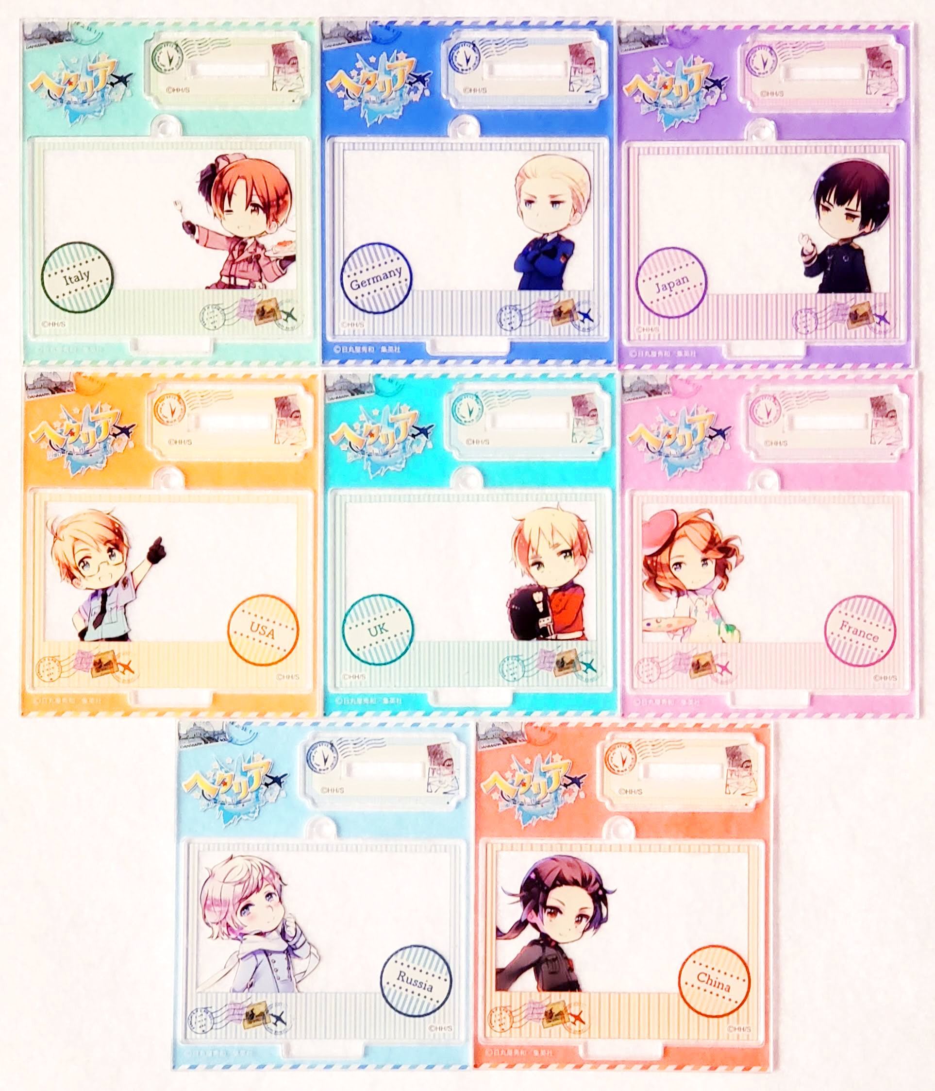 ロシア・中国描き下ろし？ アニメガ限定 ヘタリア World☆Stars チェキ