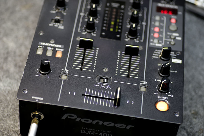pioneer dj パイオニア DJM-400 縦フェーダメンテ 横新品 pioneer dj