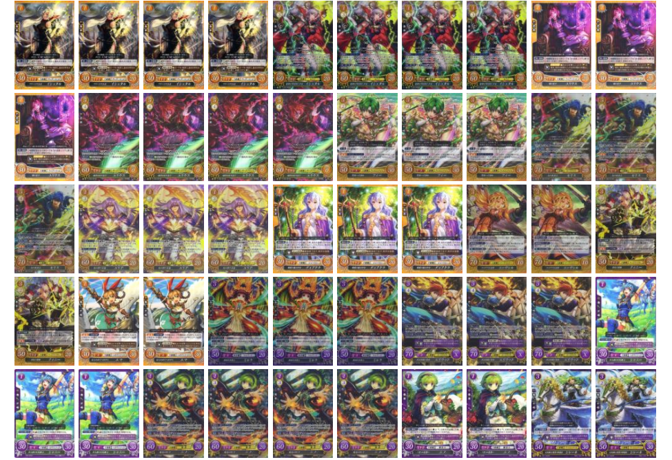 ファイアーエムブレム サイファ】エイリーク/ベレスデッキ 紫茶色