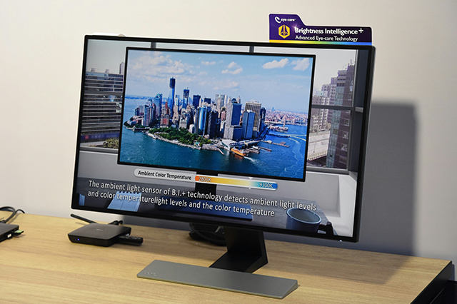 BenQ、4辺スリムベゼルの27インチ/WQHD液晶モニター『EW2770QZ