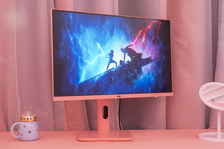 HKC、かなり珍しいピンク一色の27インチ IPS WQHD 144Hzゲーミング