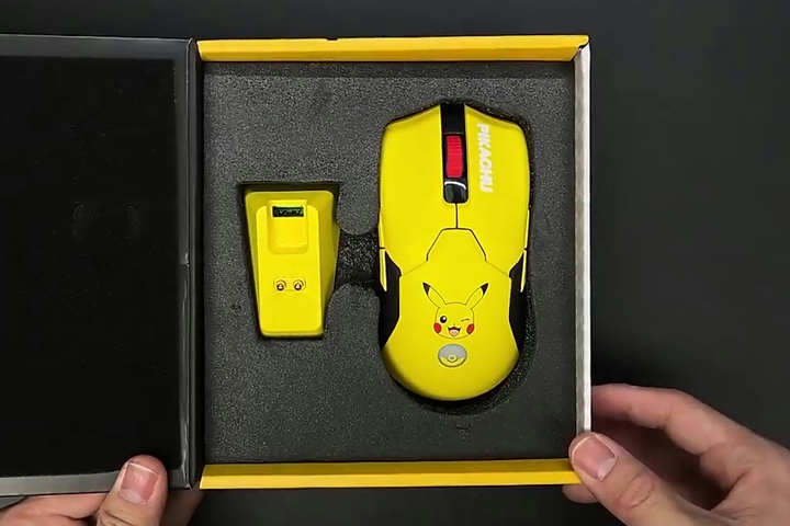 Razer、ドックスタンドも”ピカチュウ”になっているポケモンコラボの