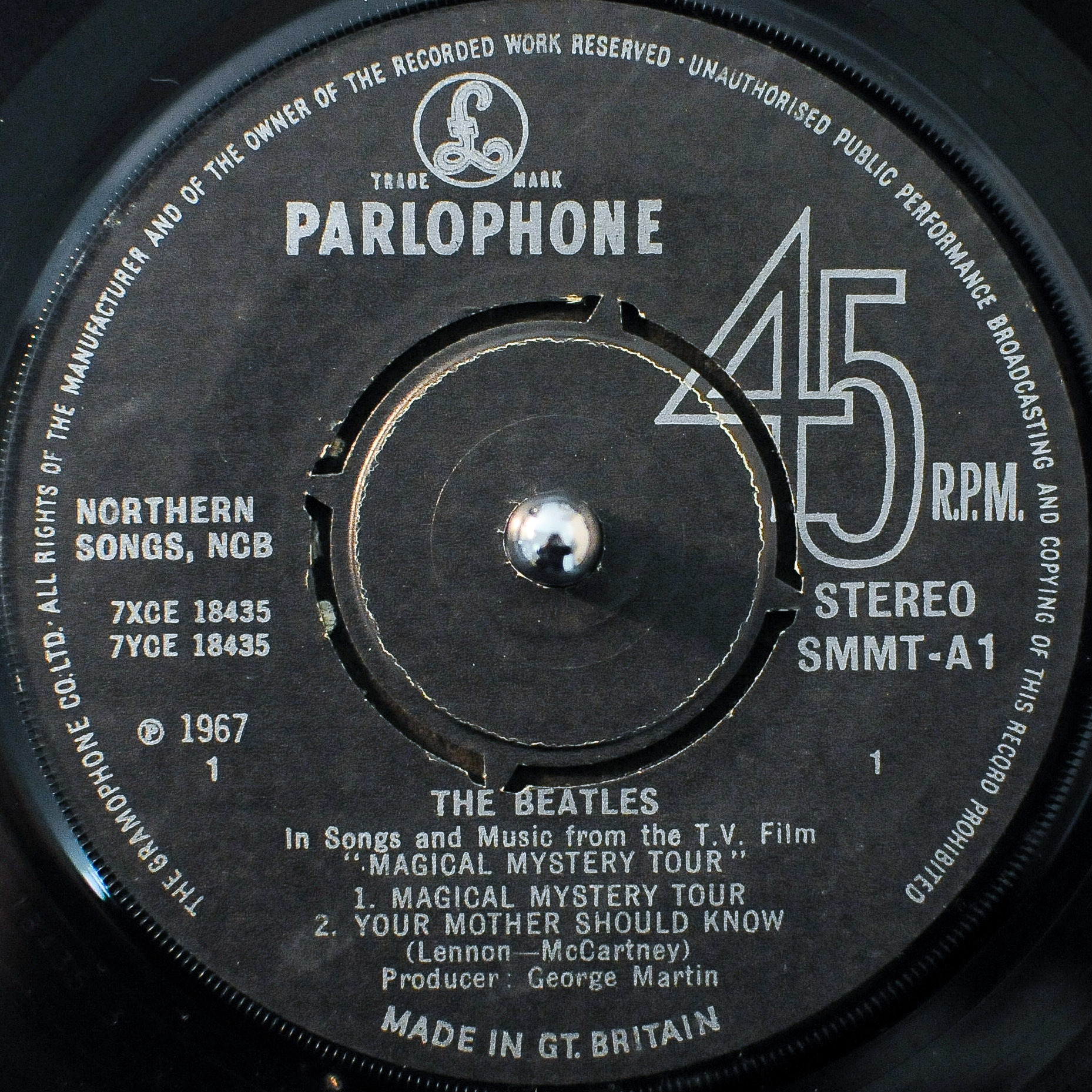 The Beatles - Magical Mystery Tour EP UK - The Beatles