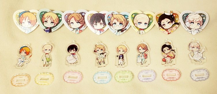 メディコス・エンタテインメント ヘタリアWS 枢軸連合「ハート型ラメ