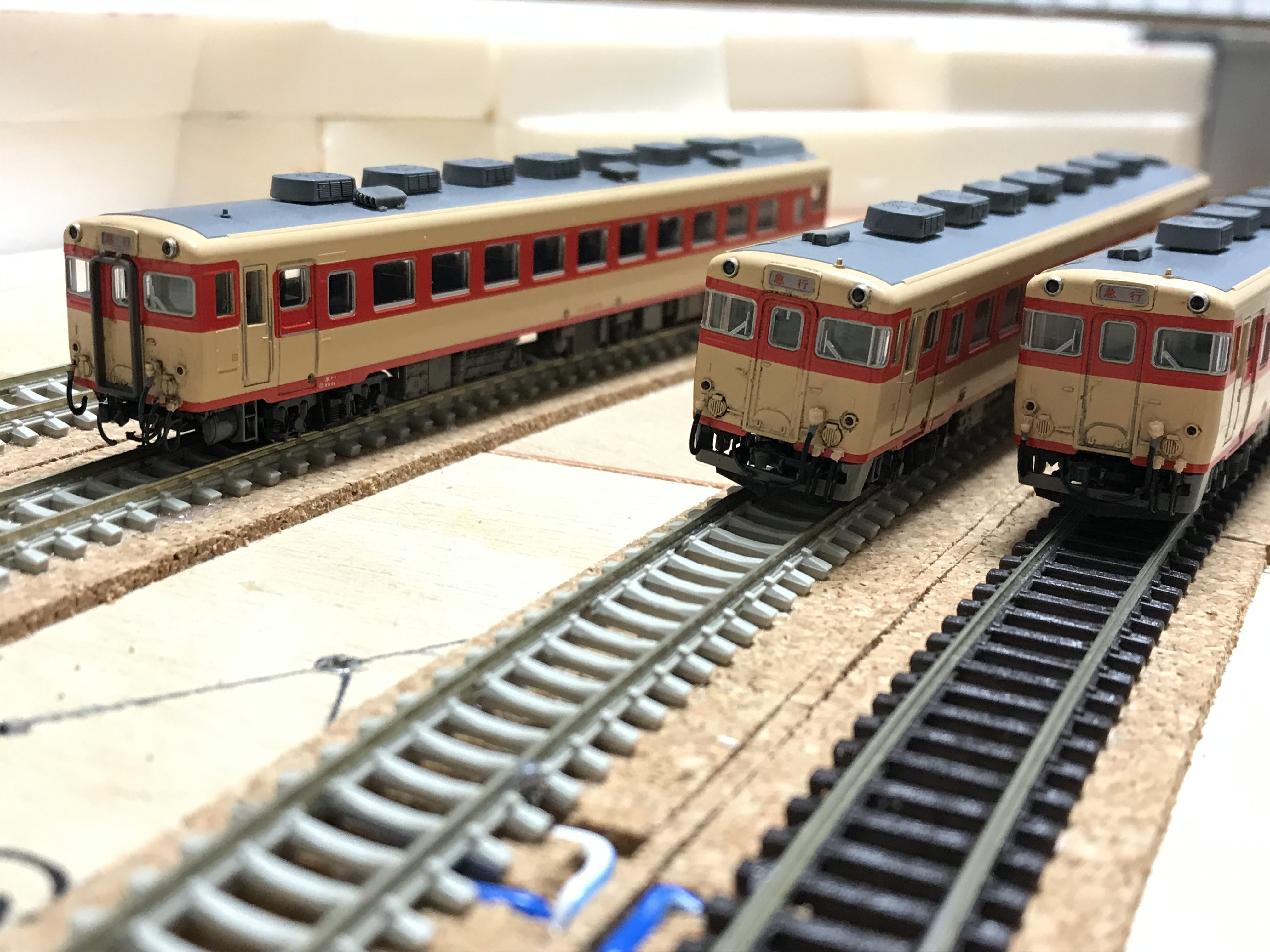 KATO キハ58系パノラミックウィンドウの入線整備 - 入線車両