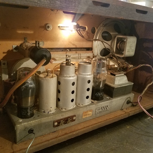 レトロな真空管ラジオ ナショナル SUPER-HET BX-255 【動作品