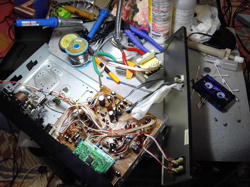 カセットデッキ 調整・・・ [SONY TC-R302] - ♪ SUPER JUNK AUDIO