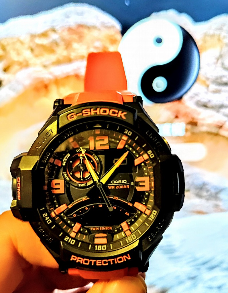 G-SHOCK GRAVITYMASTER GA-1000-1AJF（オレンジ） 電池交換 - NAHKISM