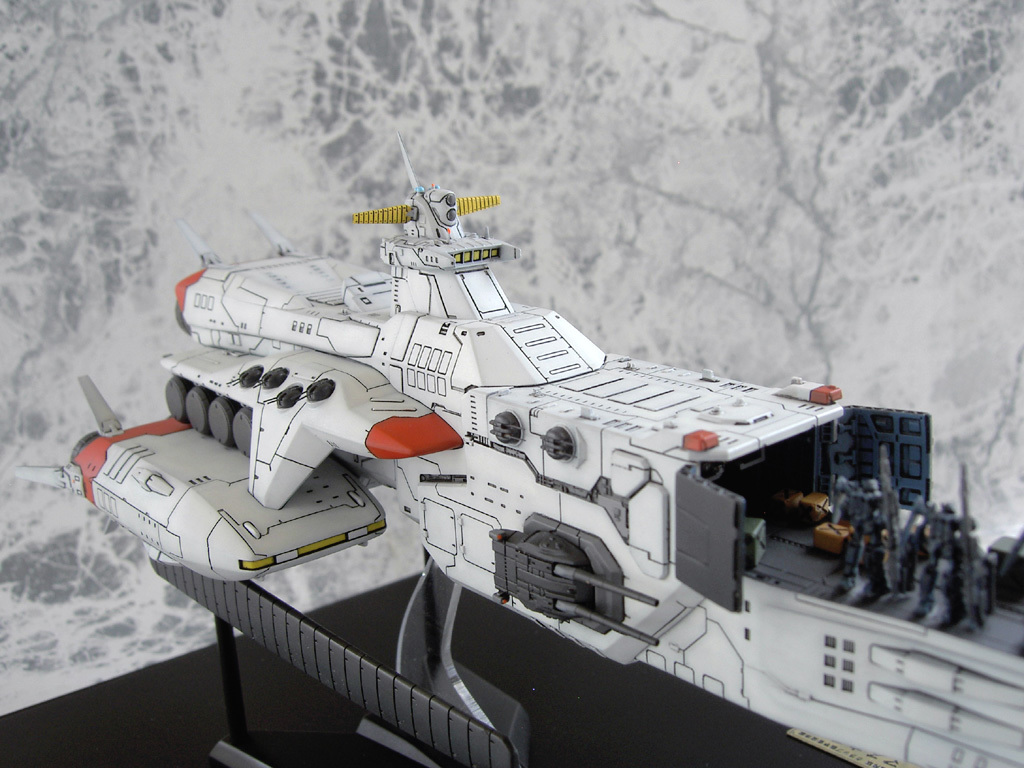 虎花工房 FLEETMO製 1/1700 機動戦士ガンダムNT 地球連邦軍クラップ級