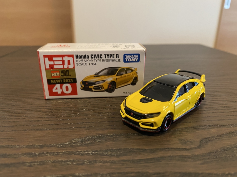 1/64 トミカ No.40 ホンダ シビック TYPE R Limited Edition（初回特別
