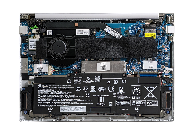 HP Pavilion Aero 13-be】底面カバーの取り外し方・内部のレビュー