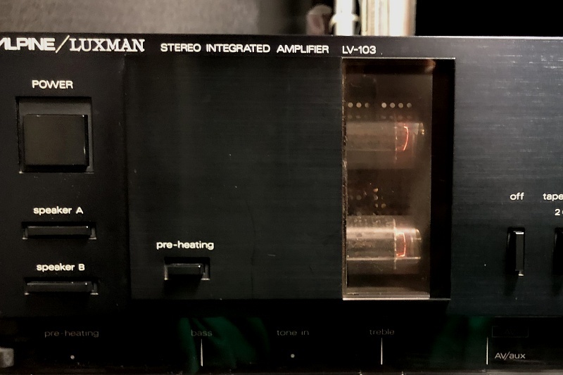 ALPINE/LUXMAN ステレオアンプ LV-105u ALPINE/LUXMAN ステレオアンプ