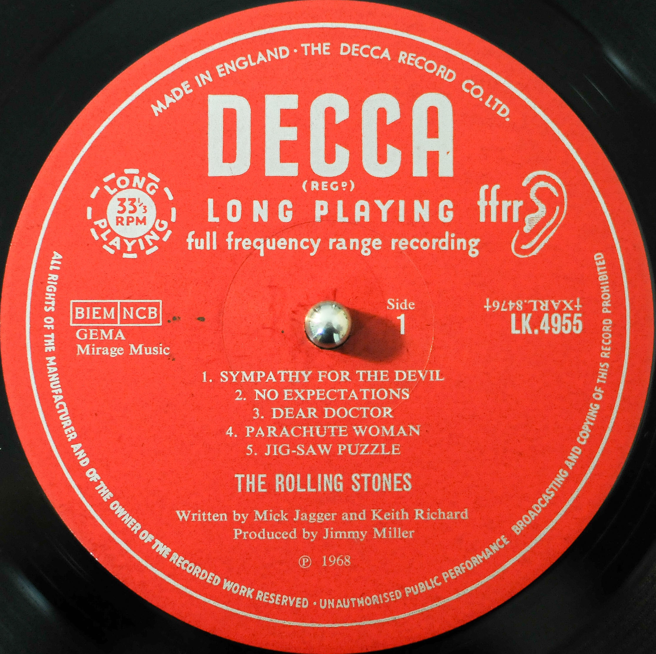 The Rolling Stones - Beggars Banquet MONO LK.4955 - The Rolling Stones