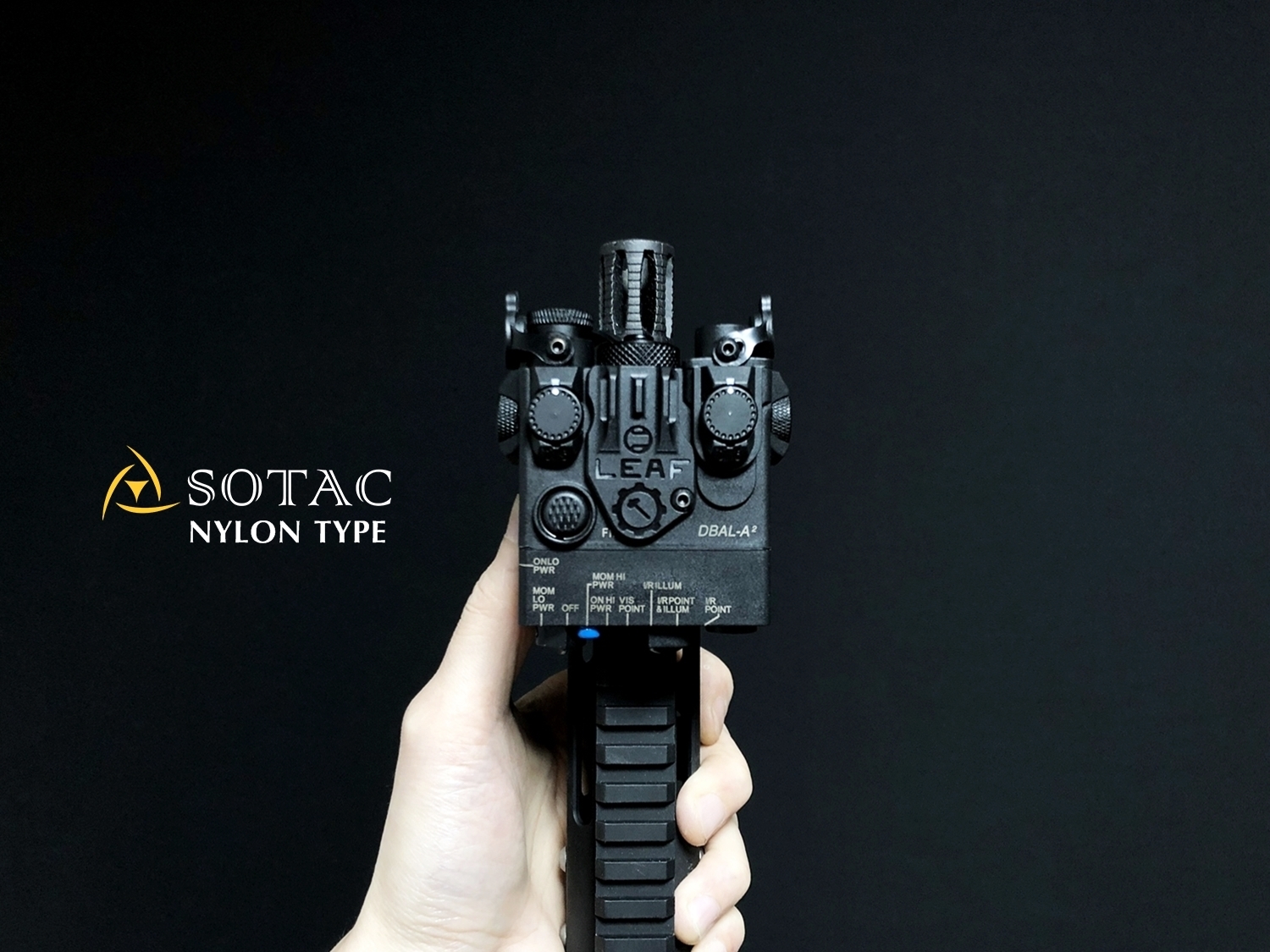 SOTAC GEAR DBAL-A2 AN/PEQ-15A!! 巷で噂の新製品!!軽量ナイロン製だ