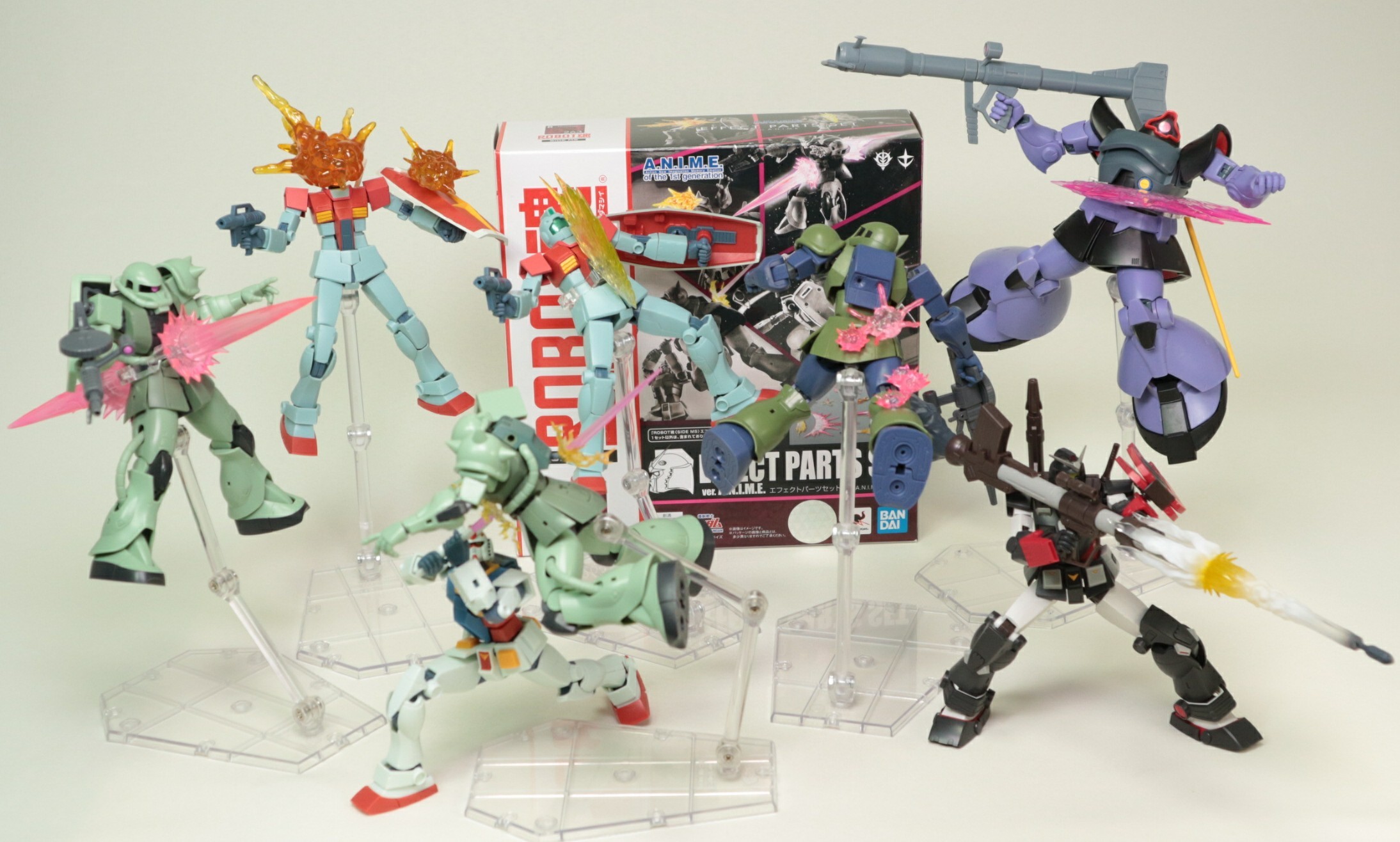 ROBOT魂＜SIDE MS＞ エフェクトパーツセット ver. A.N.I.M.E.のご紹介