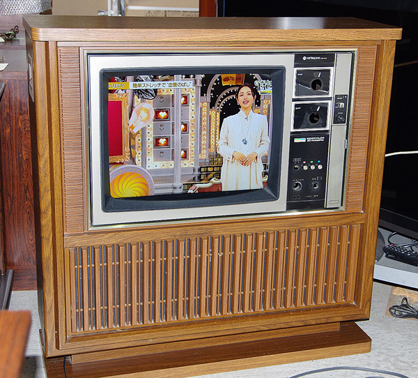 ◇懐かしい昭和の日立キドカラー20インチブラウン管カラーテレビ「C20