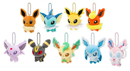 イーブイ進化形 もっちりマスコット ポケモンドールズ が 再販売