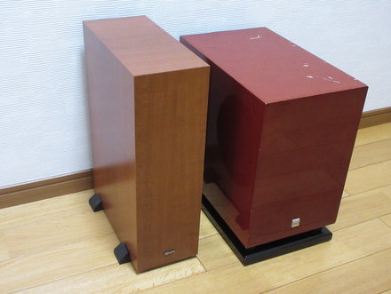 ジャンクのサブウーファー (DENON DSW-33XG) をテレビ用に改造