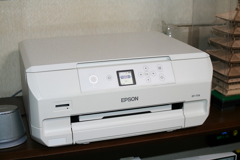 EPSON EP-711A 突然の不調・・・文字がぼやける？二重に見える？（笑