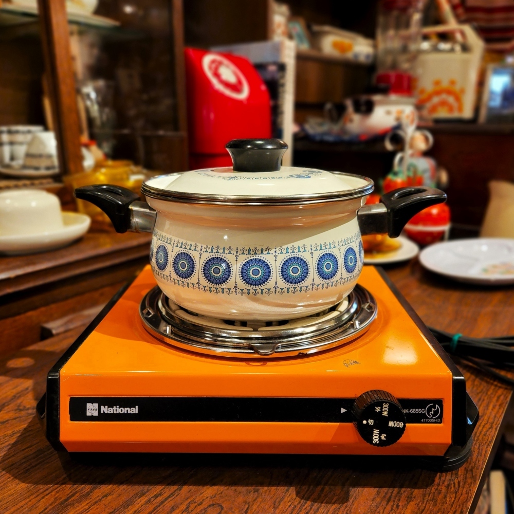 昭和レトロなナショナル電気コンロ - [Sold Out]過去の販売商品