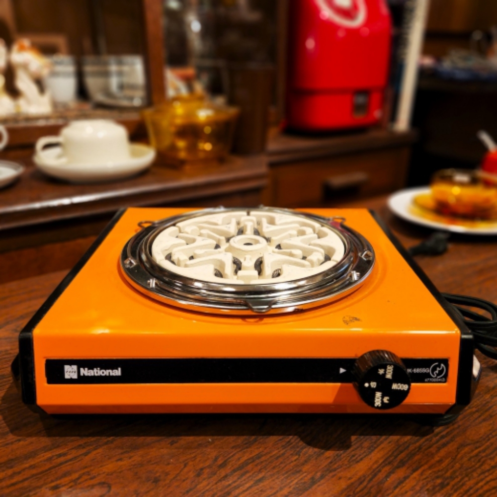 昭和レトロなナショナル電気コンロ - [Sold Out]過去の販売商品