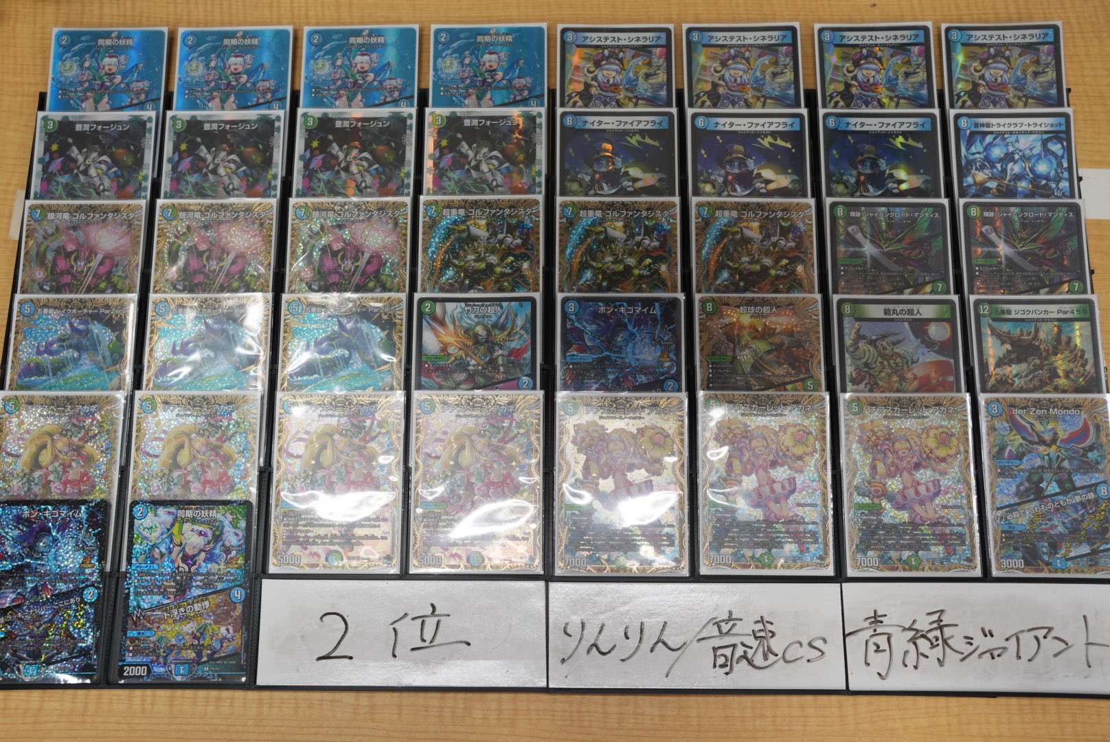 デュエマ 2ブロックCS】「やわたCS(2024/12/21)」結果 青緑