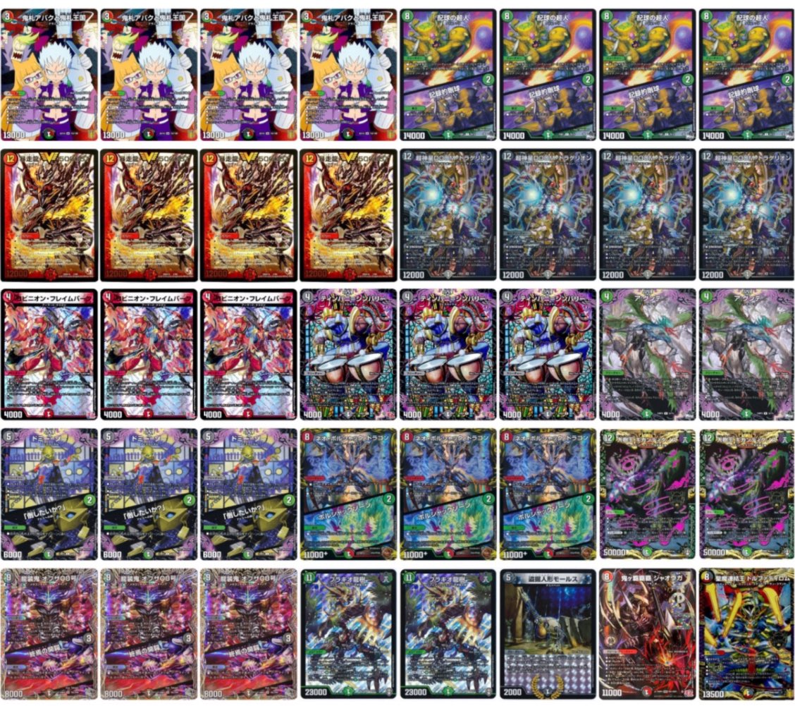 デュエマ オリジナルCS】「GIRAFULLCS withダリア(2025/1/10)」結果