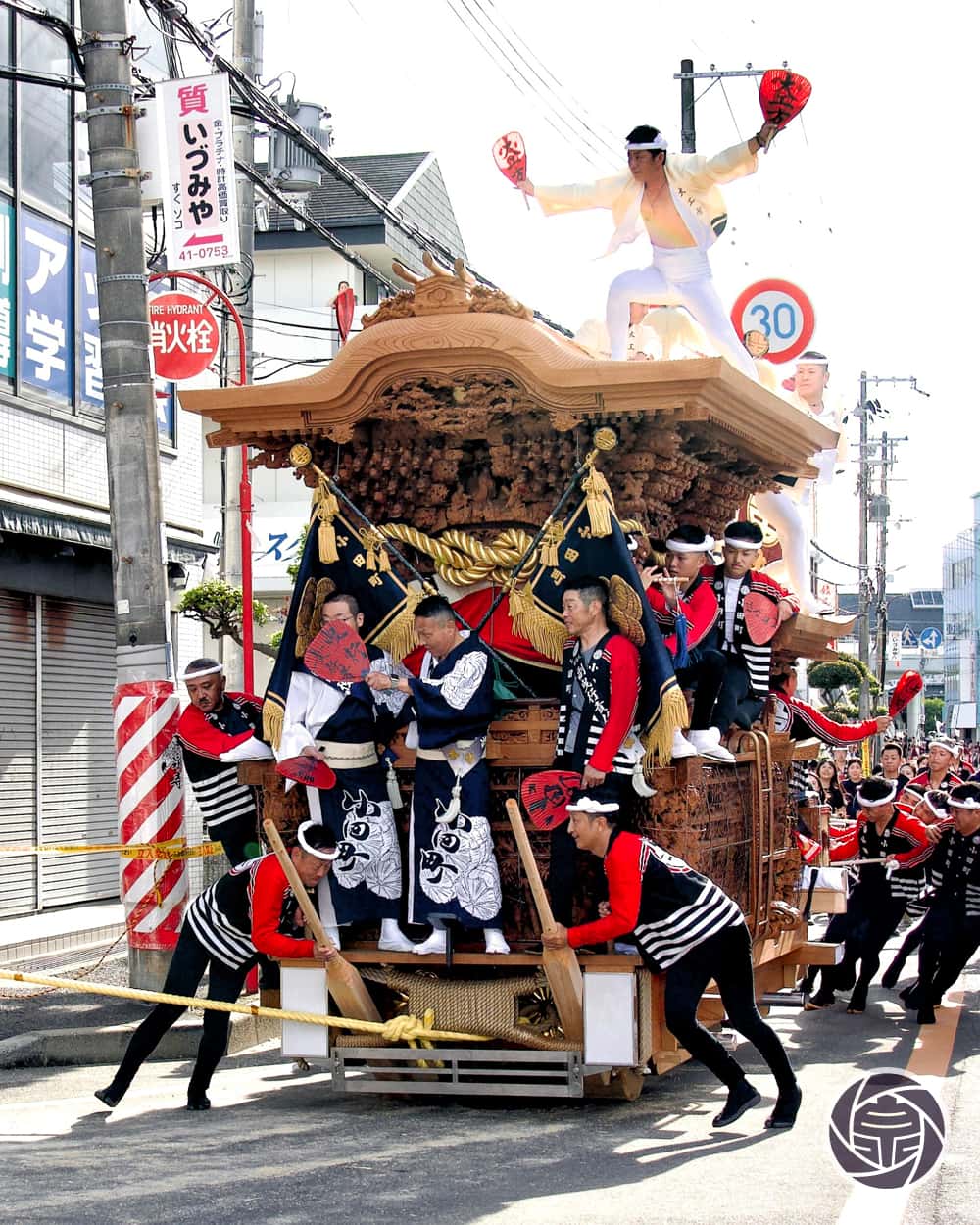 小田町のだんじり（和泉市・郷荘地区）泉祭記