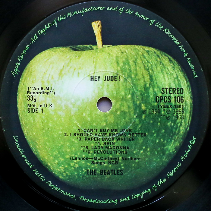 The Beatles - Hey Jude UK Export - The Beatles