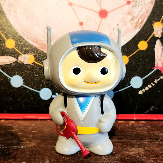 昭和レトロ 住友生命 スプートニク型貯金箱＆富士銀行ぼくちゃん宇宙