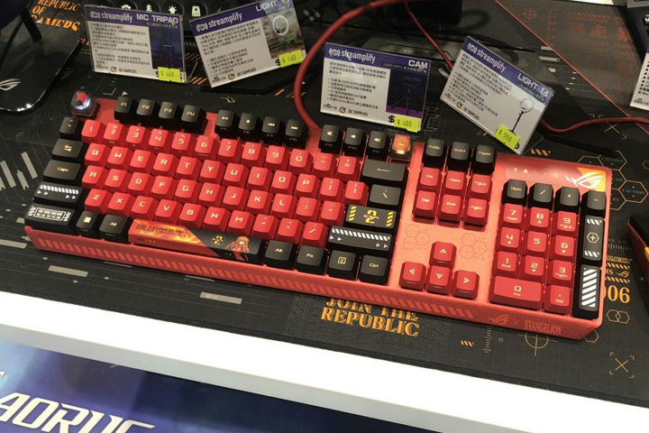 ASUS、製品が出回りだしたエヴァンゲリオン コラボ第2弾のゲーミング