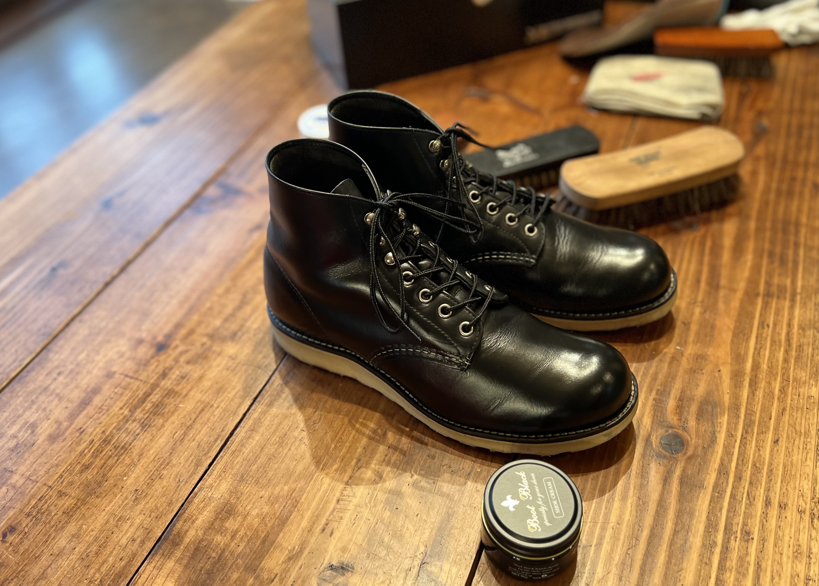 レッドウィング ＃8165 アイリッシュセッターのエイジングと定期